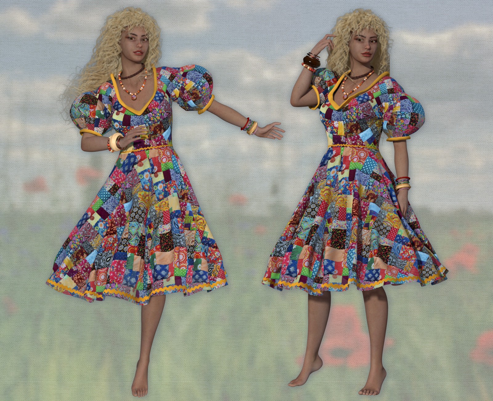 Boheme Spring Dress for La Femme 2 by N/A
