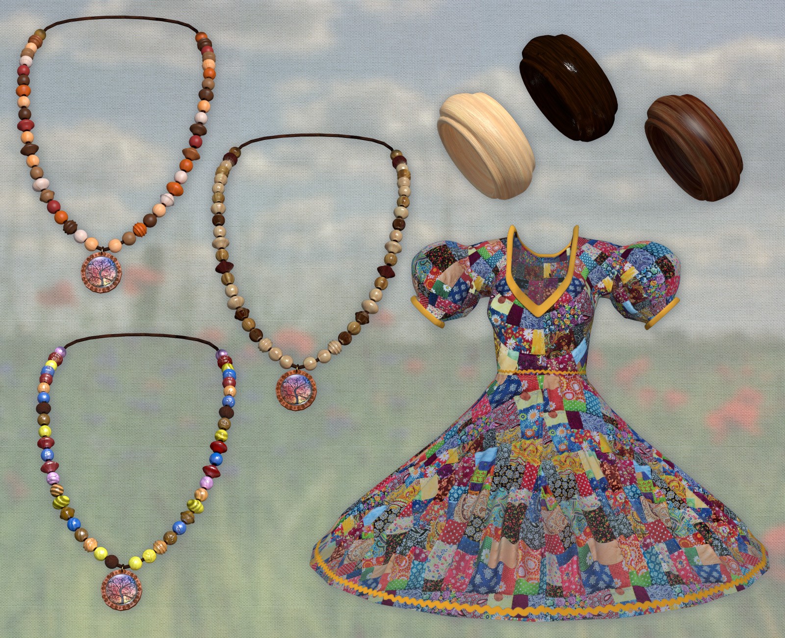 Boheme Spring Dress for La Femme 2 by N/A