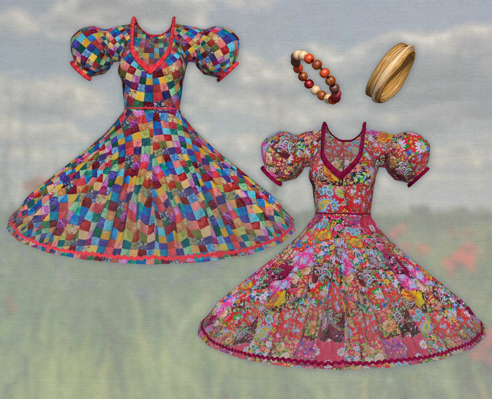 Boheme Spring Dress for La Femme 2 by N/A