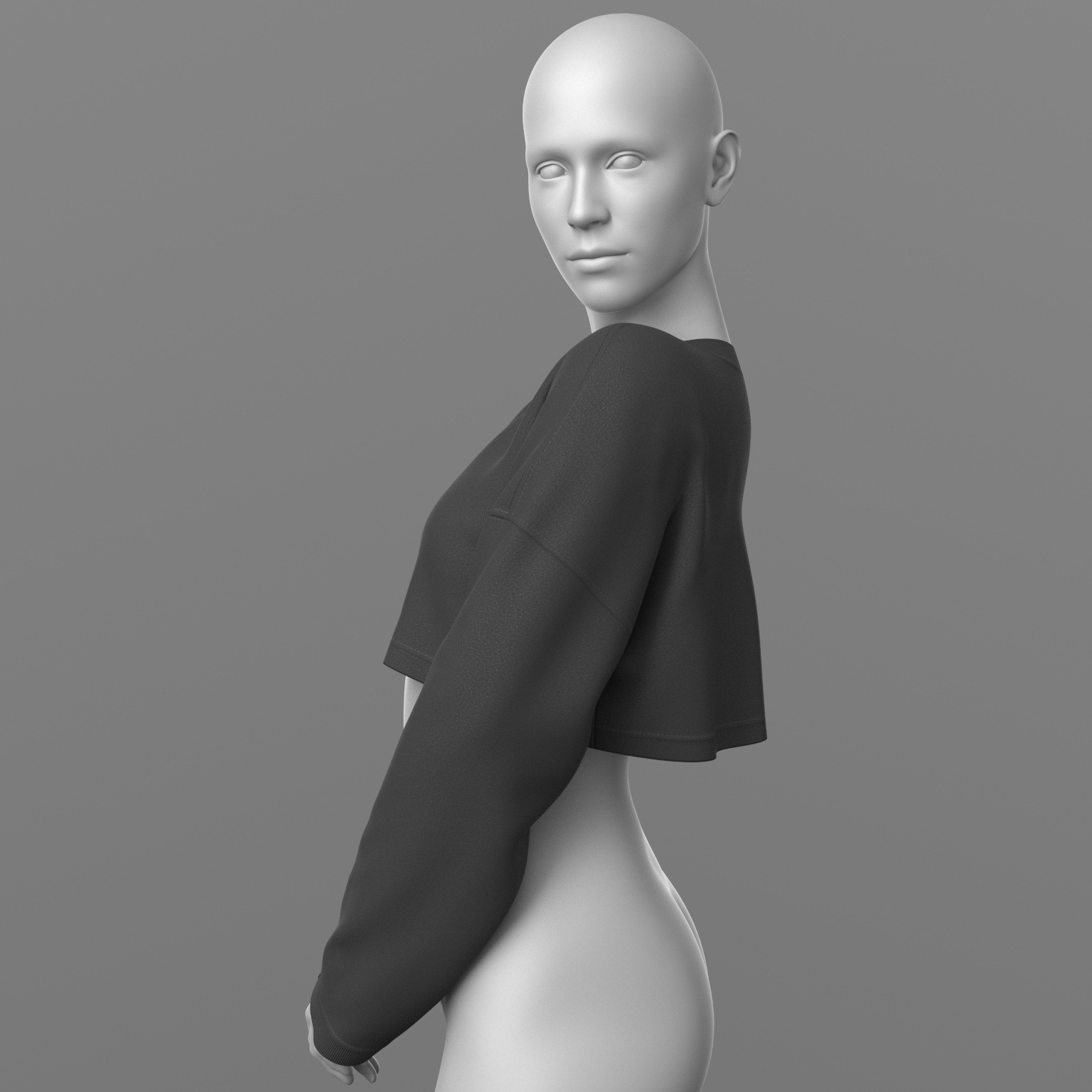 Cropped Sweatshirt G9 by N/A