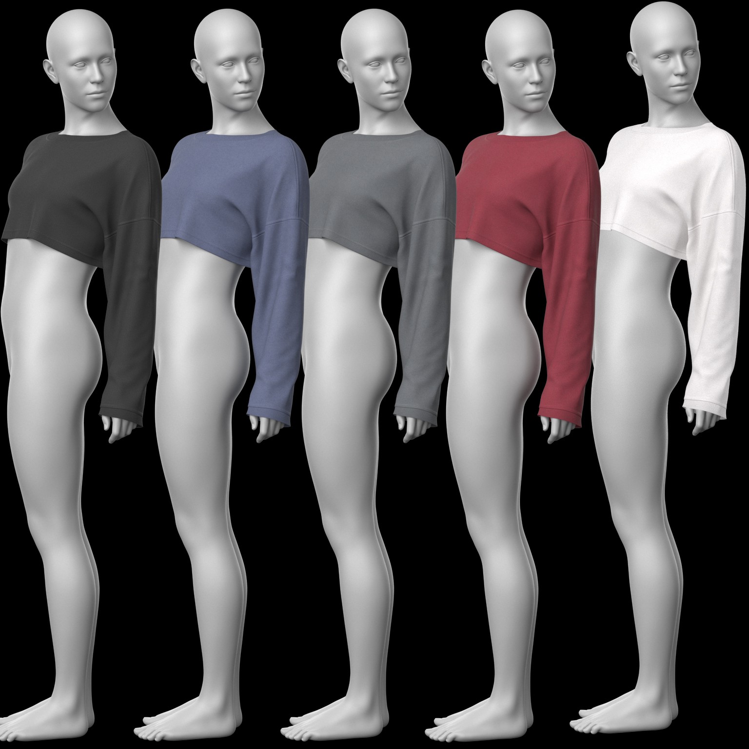 Cropped Sweatshirt G9 by N/A