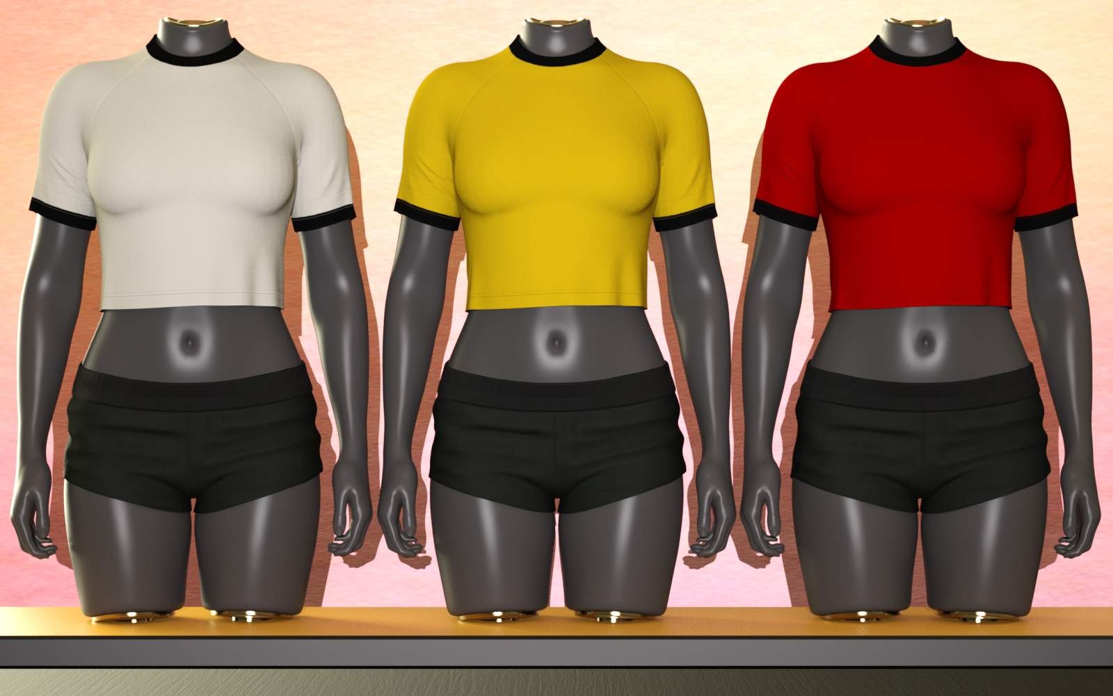 3DL Weekend for Everyday Raglan Crop G8F/G9 by N/A