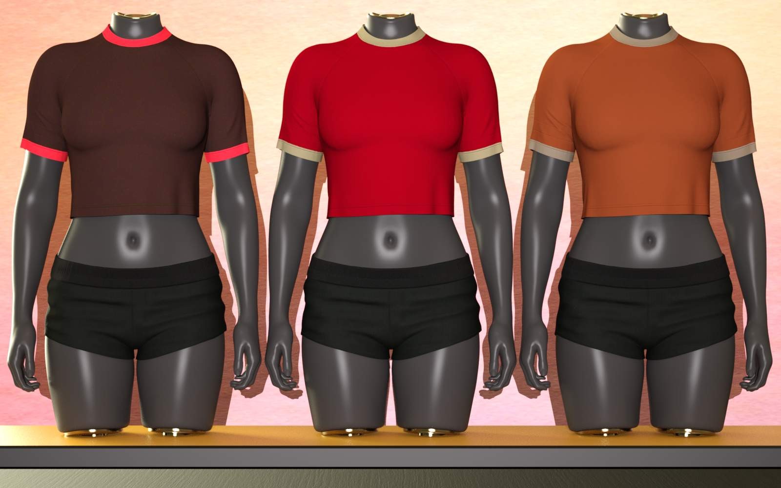 3DL Weekend for Everyday Raglan Crop G8F/G9 by N/A