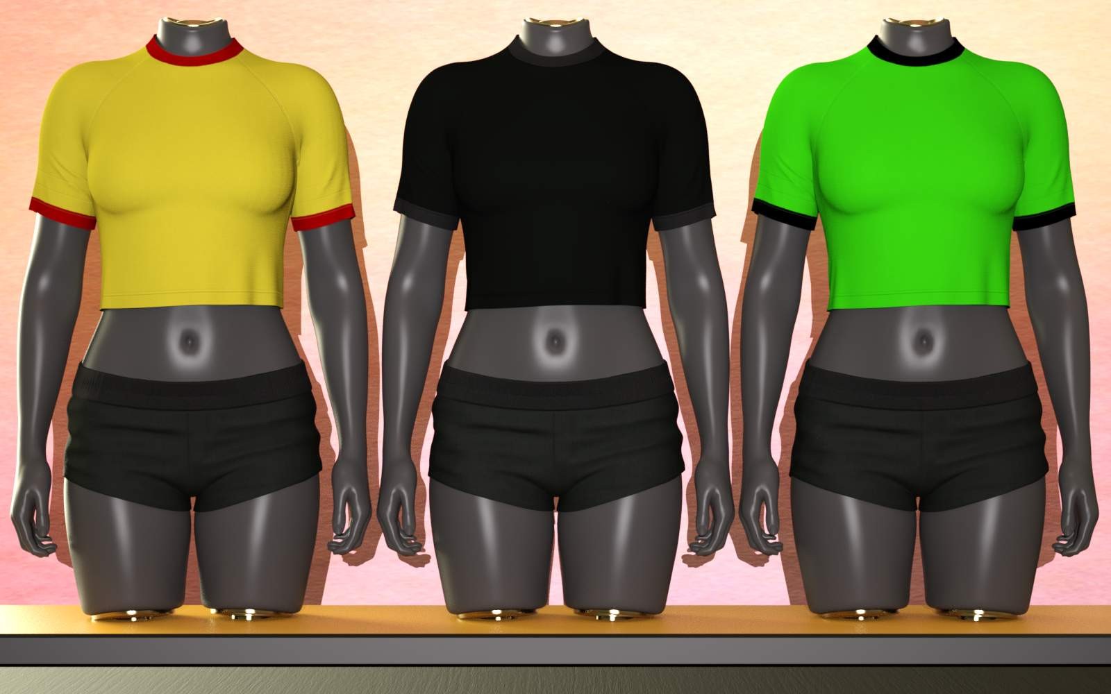 3DL Weekend for Everyday Raglan Crop G8F/G9 by N/A