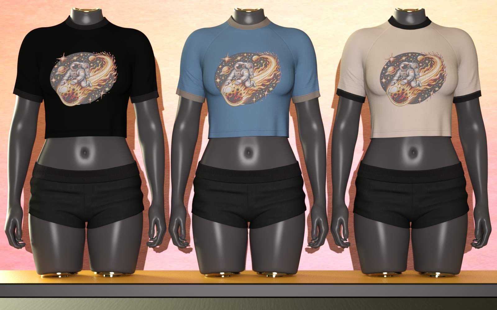 3DL Weekend for Everyday Raglan Crop G8F/G9 by N/A