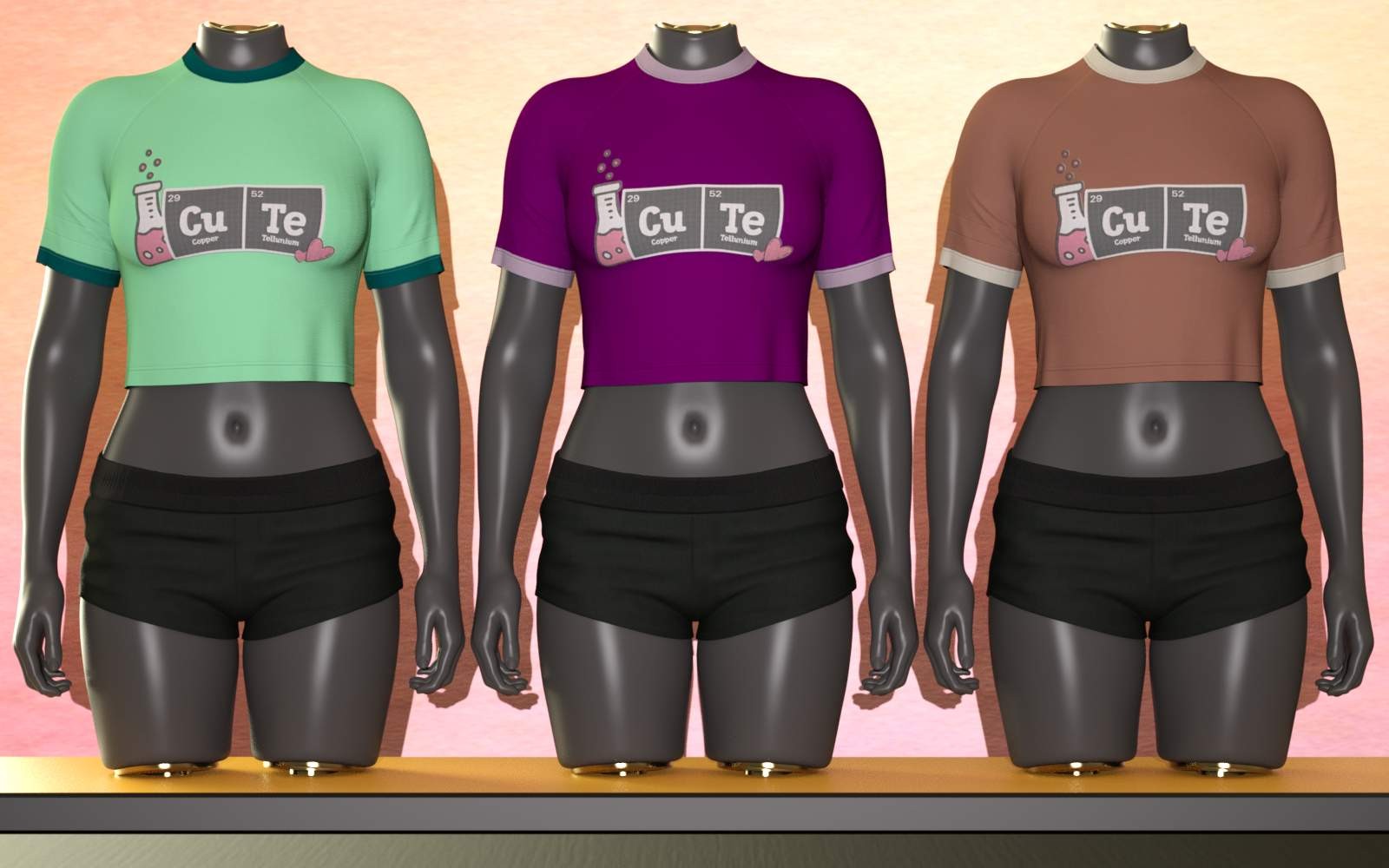 3DL Weekend for Everyday Raglan Crop G8F/G9 by N/A