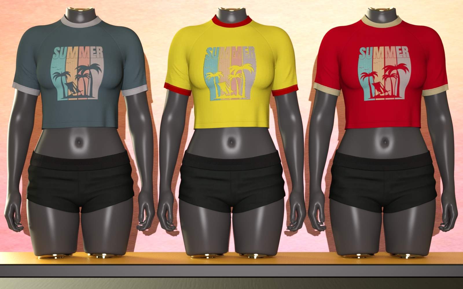 3DL Weekend for Everyday Raglan Crop G8F/G9 by N/A