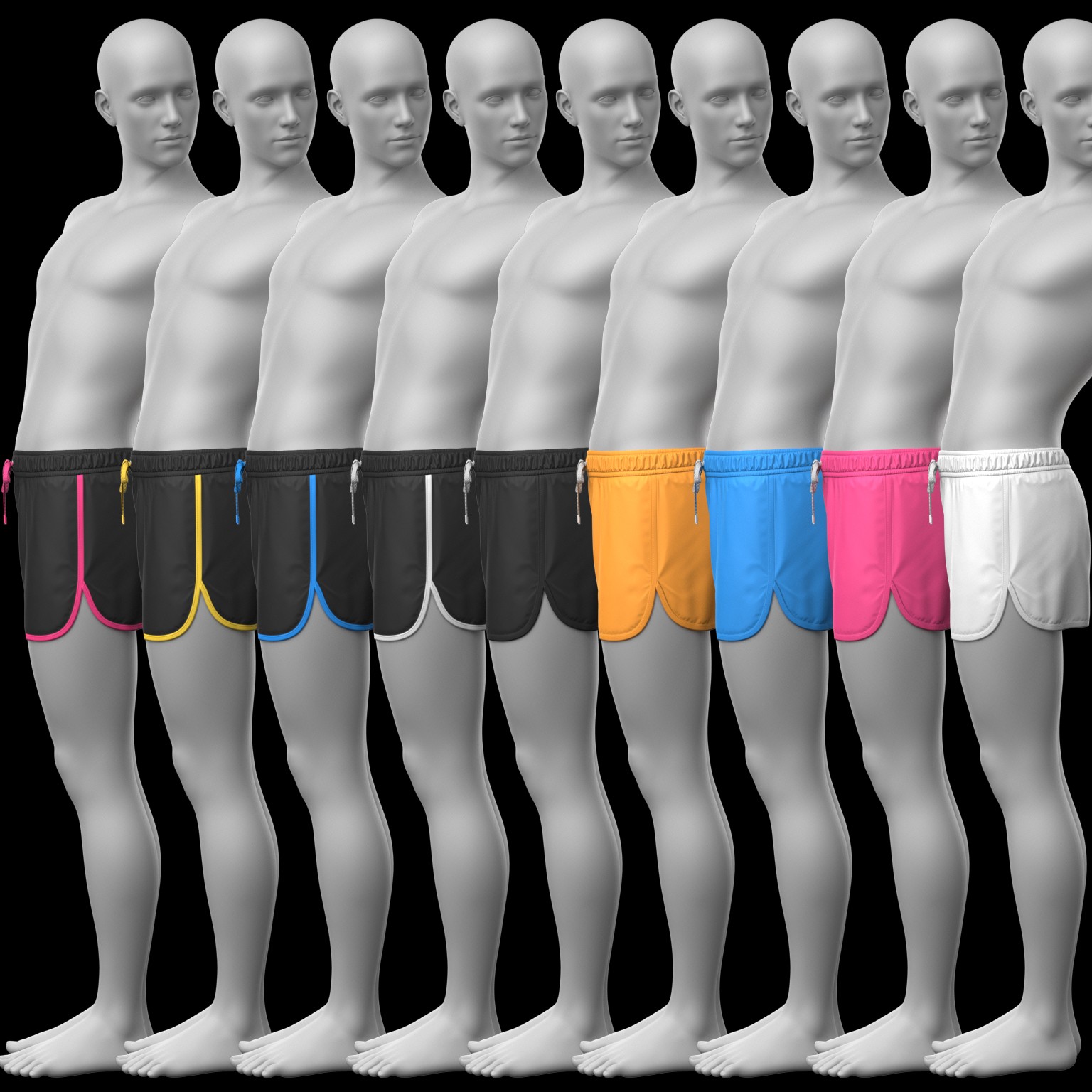 Sports Shorts 02v G8 Male by N/A