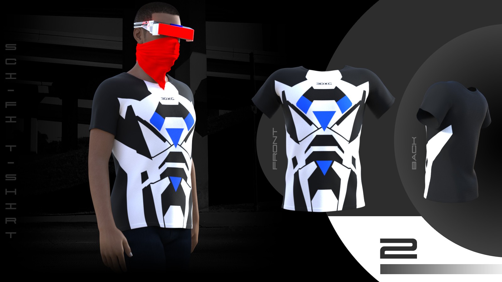 Sci-fi T-shirt by N/A