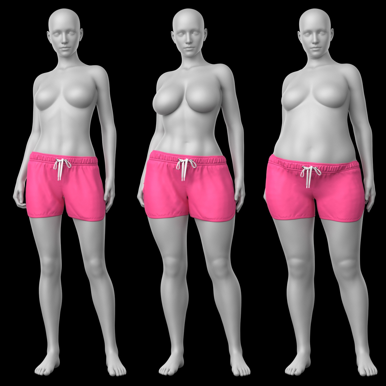 Sports Shorts 02v G8 Female by N/A