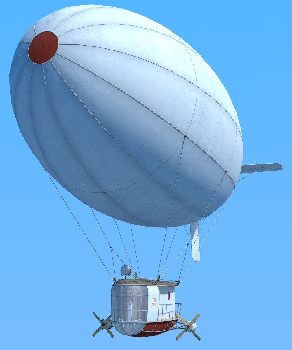 Airship with interior for Daz Studio by N/A