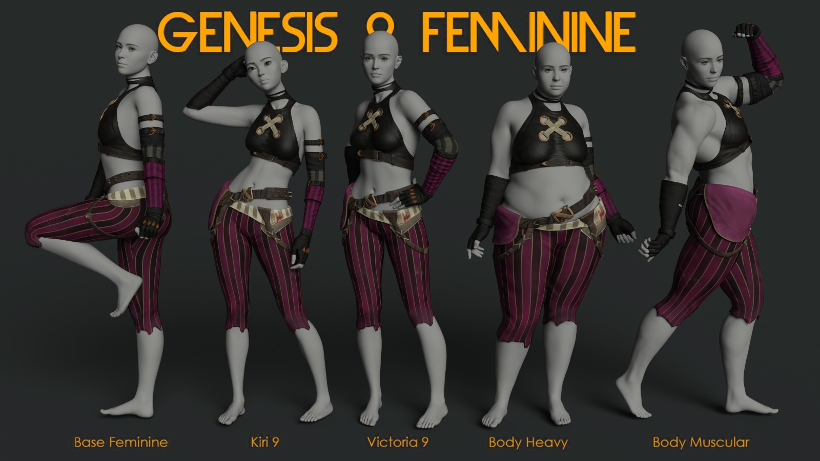 Slide3D Zaun's Rebel Raiment Outfit G9 by N/A