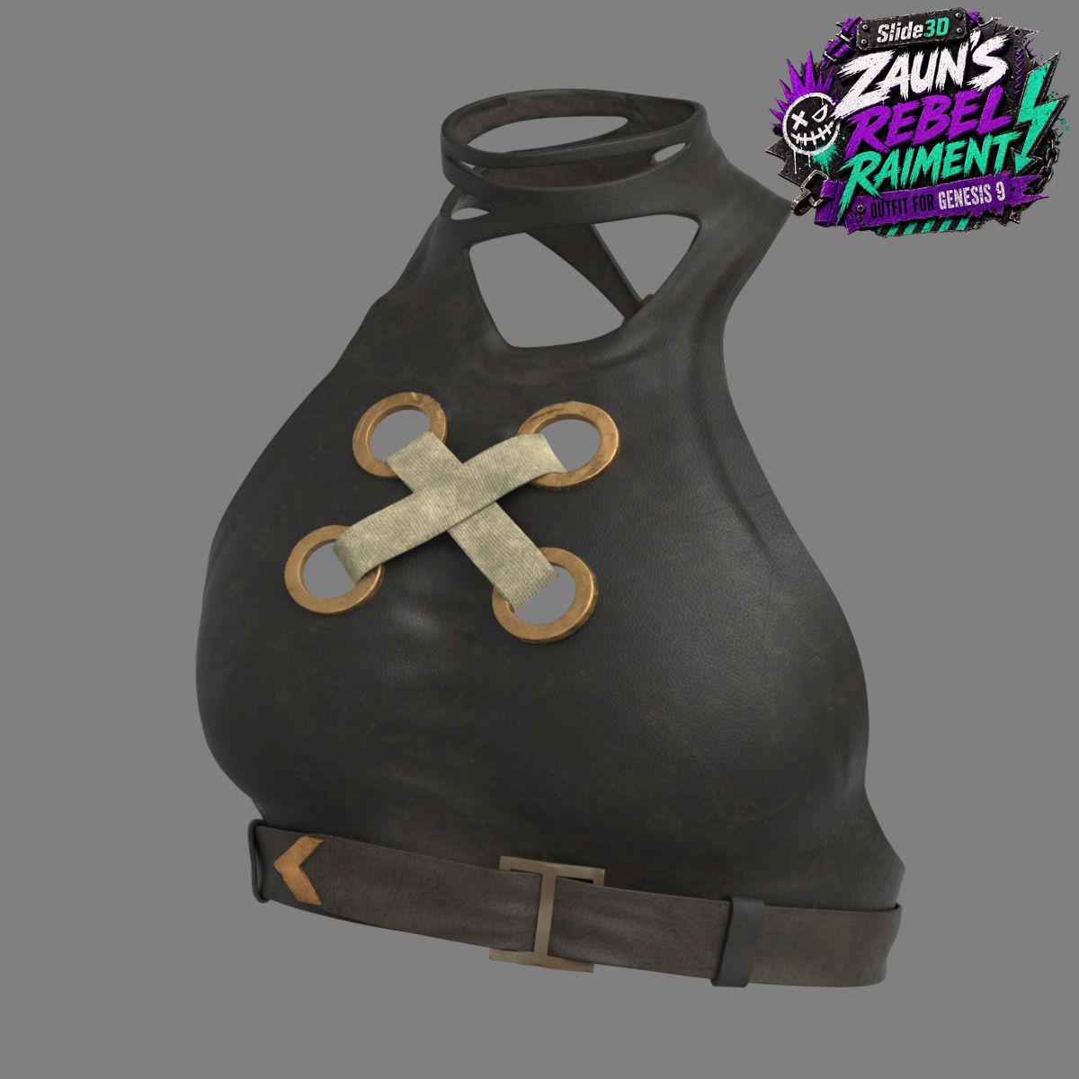 Slide3D Zaun's Rebel Raiment Outfit G9 by N/A