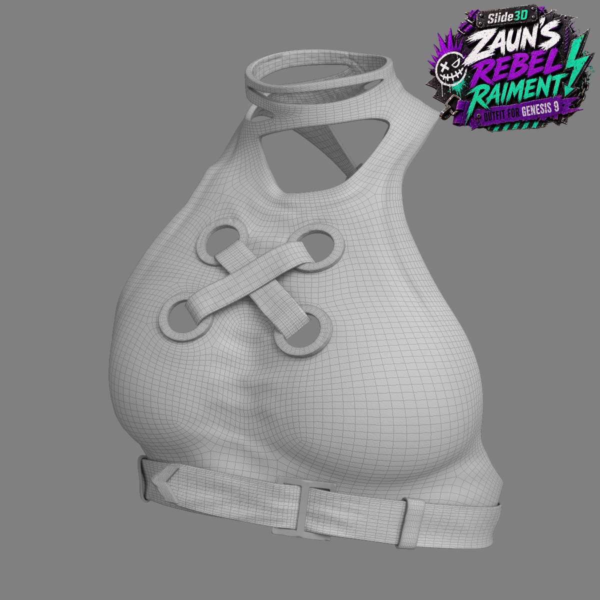 Slide3D Zaun's Rebel Raiment Outfit G9 by N/A