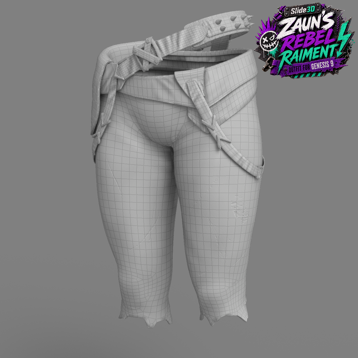 Slide3D Zaun's Rebel Raiment Outfit G9 by N/A