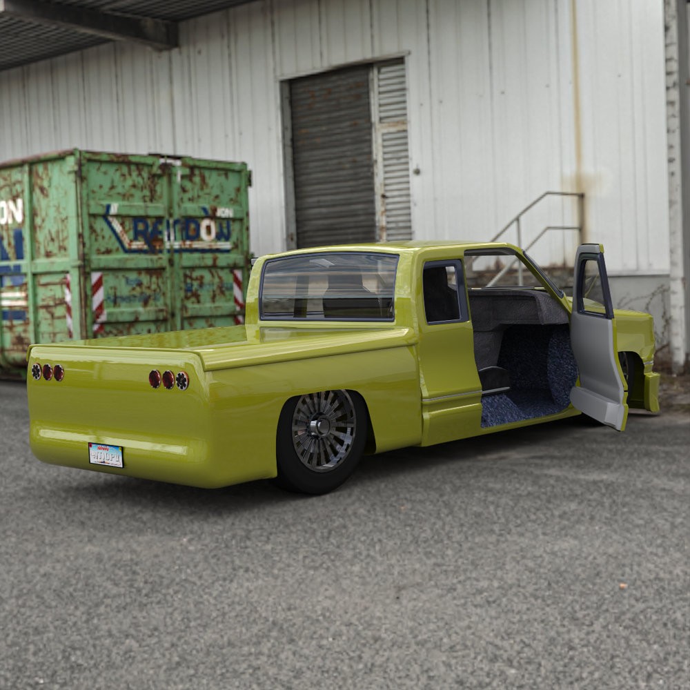 Romero Bling Pickup Truck for DAZ Studio by N/A