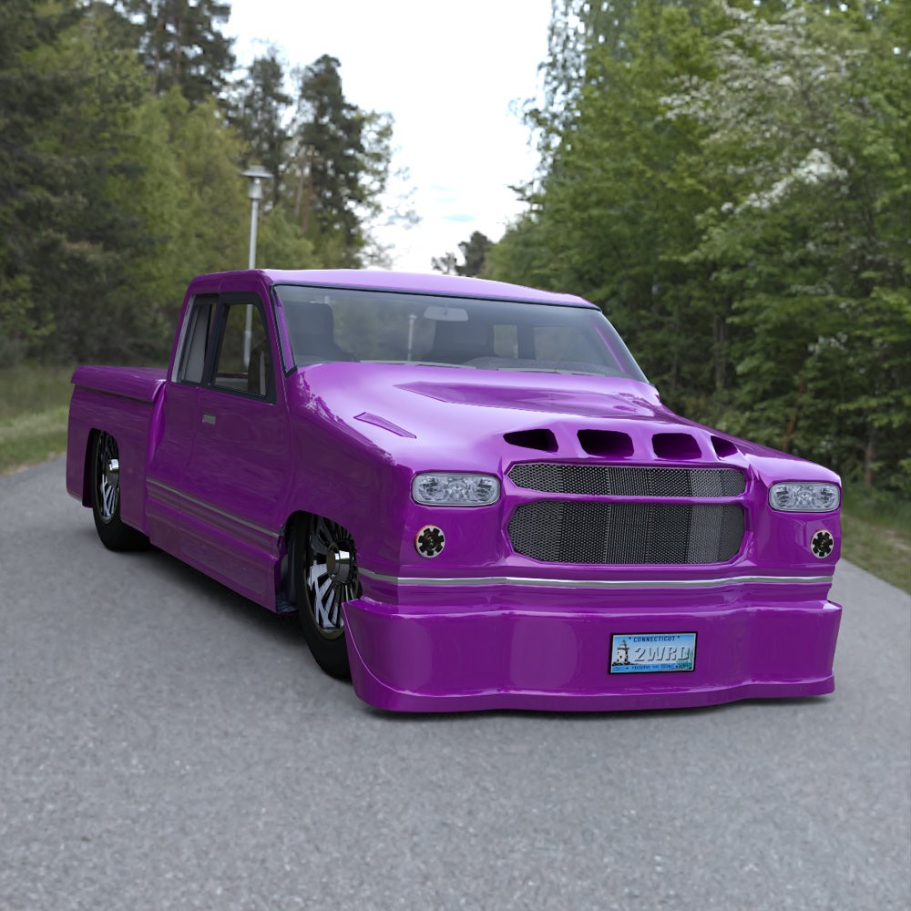 Romero Bling Pickup Truck for DAZ Studio by N/A