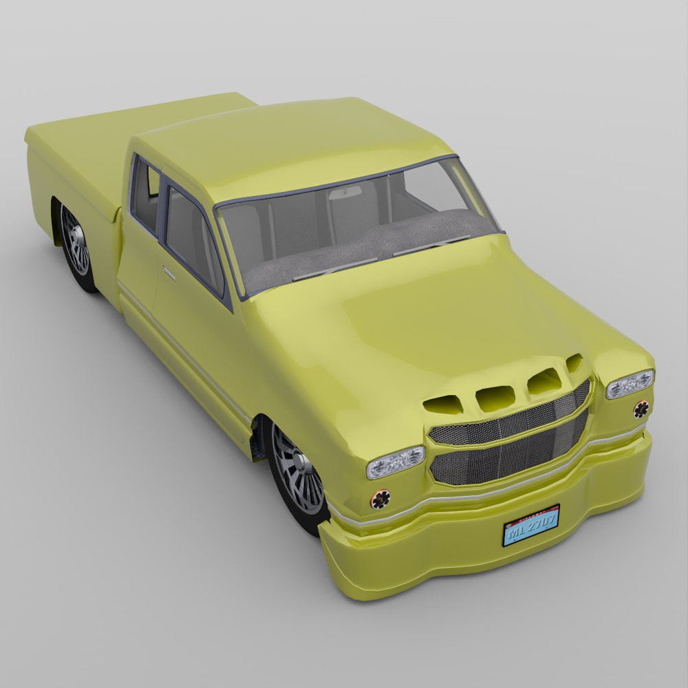 Romero Bling Pickup Truck for DAZ Studio by N/A