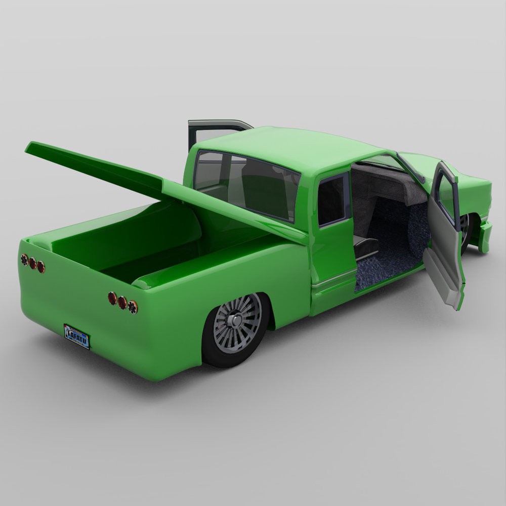 Romero Bling Pickup Truck for DAZ Studio by N/A