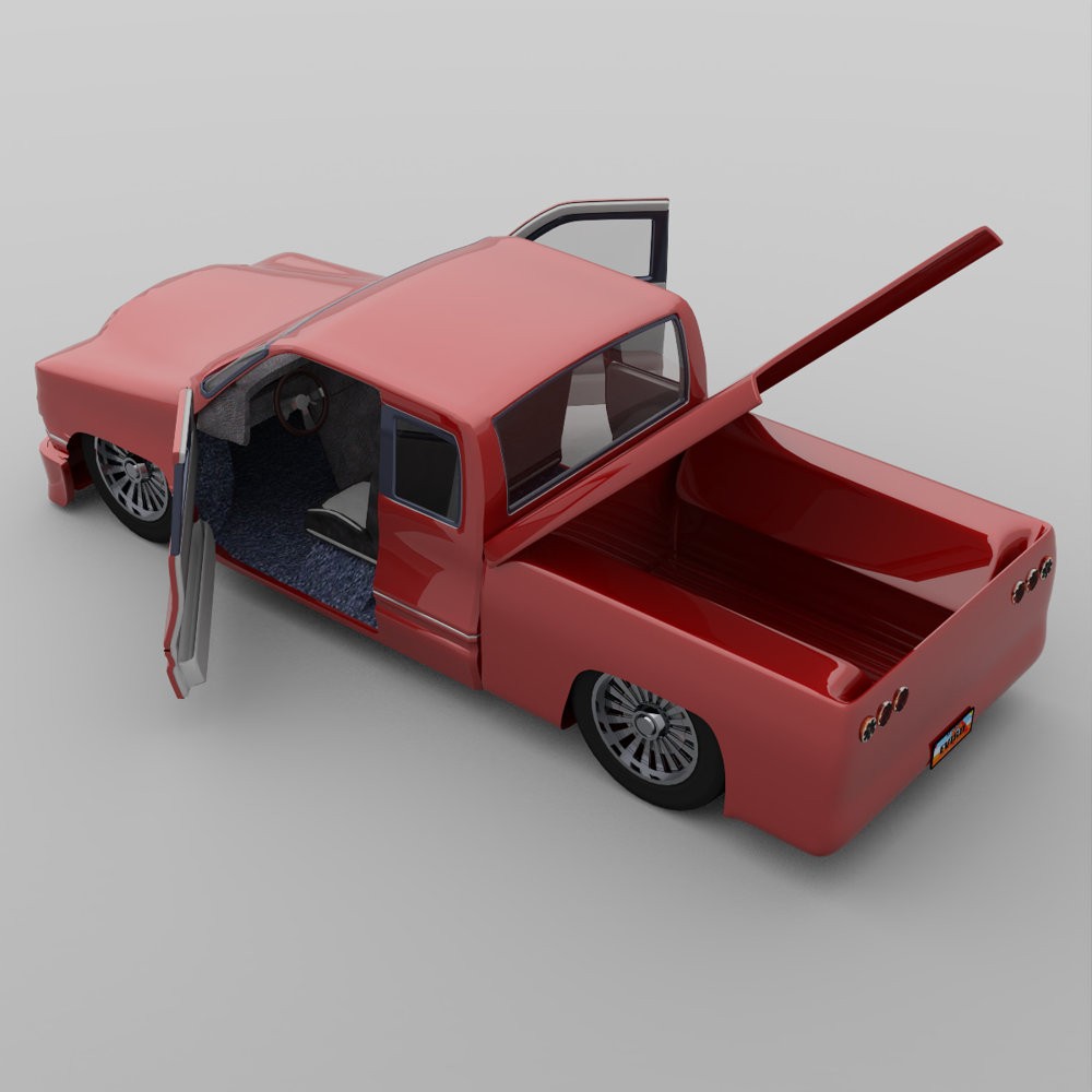 Romero Bling Pickup Truck for DAZ Studio by N/A