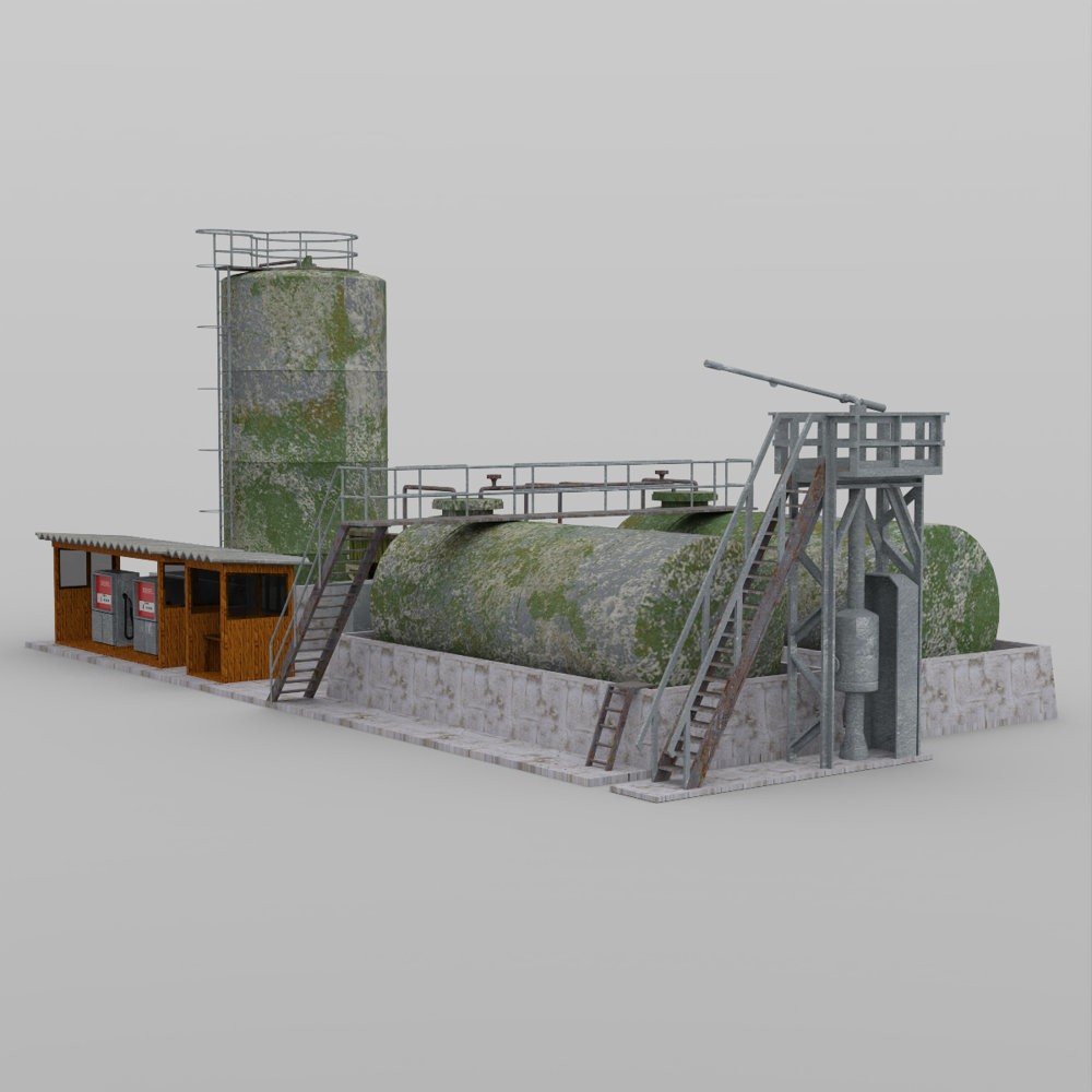 Diesel Pumpstation for DAZ Studio by N/A