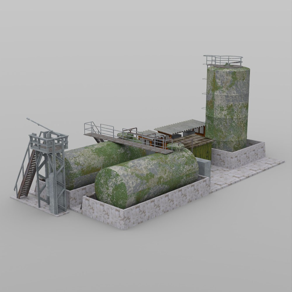 Diesel Pumpstation for DAZ Studio by N/A