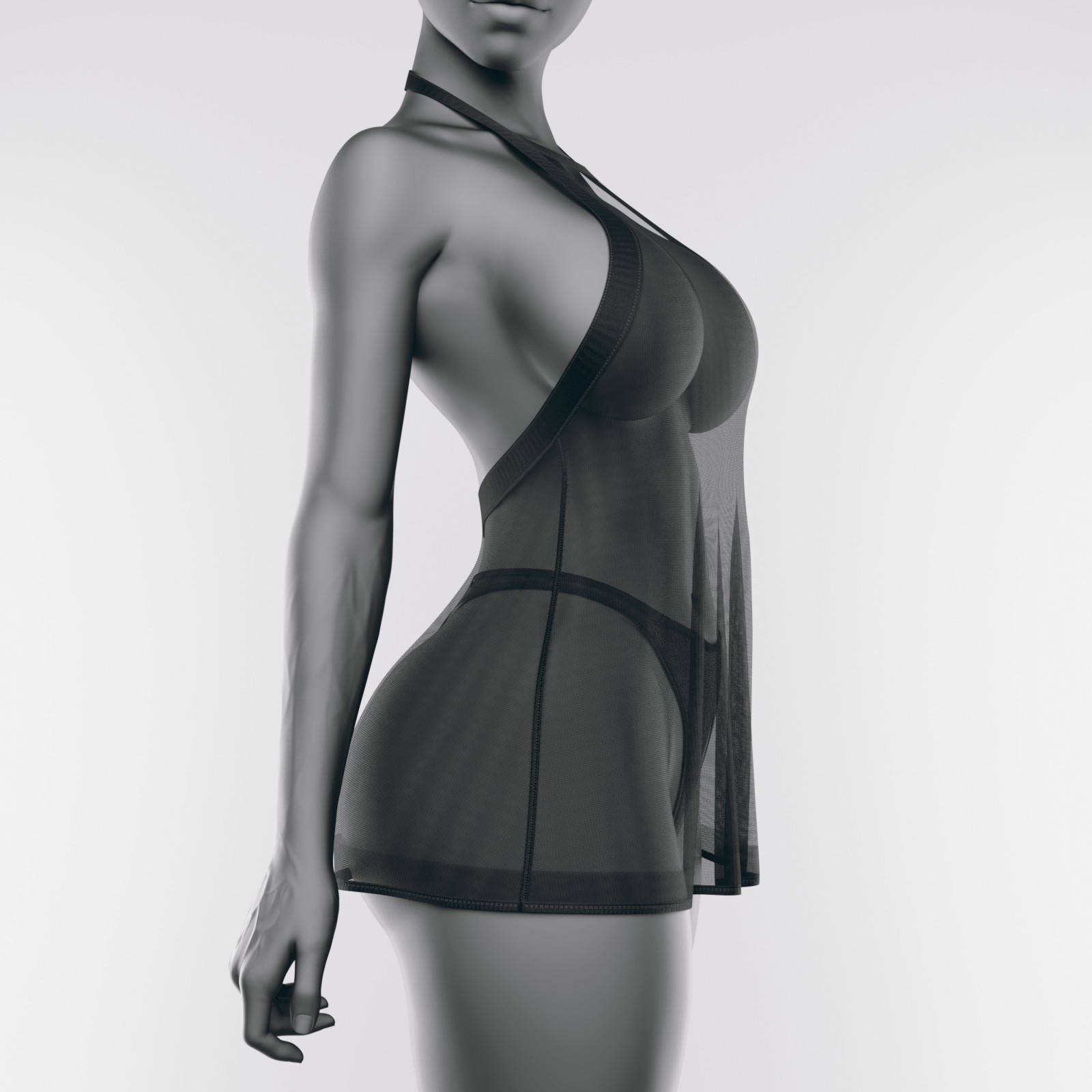 dForce Babydoll Lingerie G8-8.1F by N/A