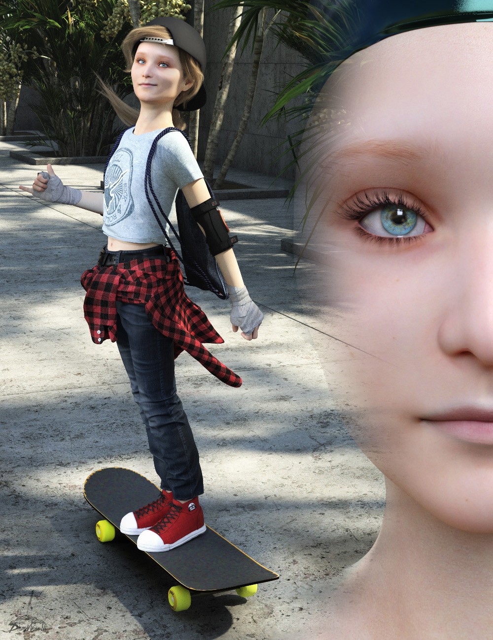 Nina for Genesis 8 and 8.1 Female by N/A