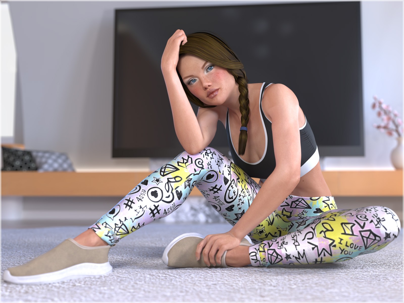 STZ Fit Girl Outfit G8F and G9 by N/A