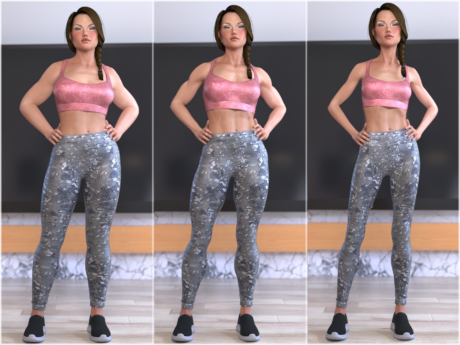 STZ Fit Girl Outfit G8F and G9 by N/A