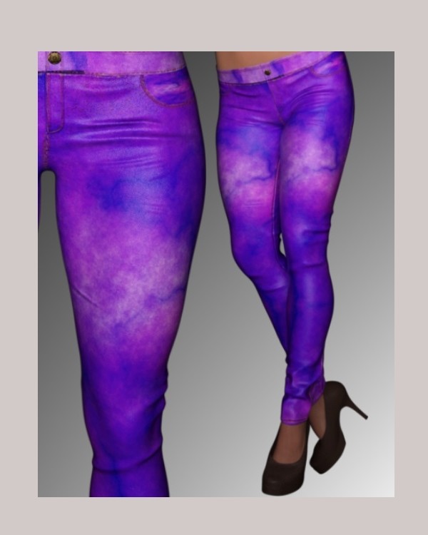 ST13 Colormix 2 Low Leather Pant by N/A