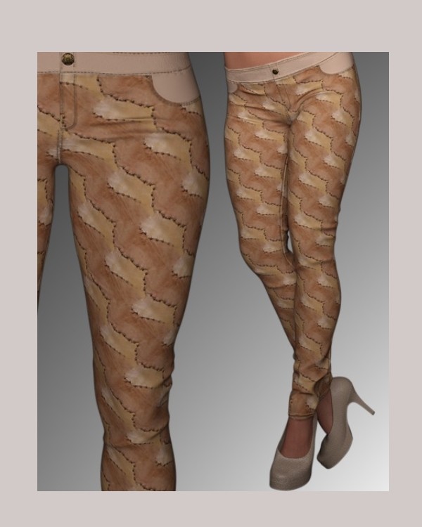 ST13 Colormix 2 Low Leather Pant by N/A
