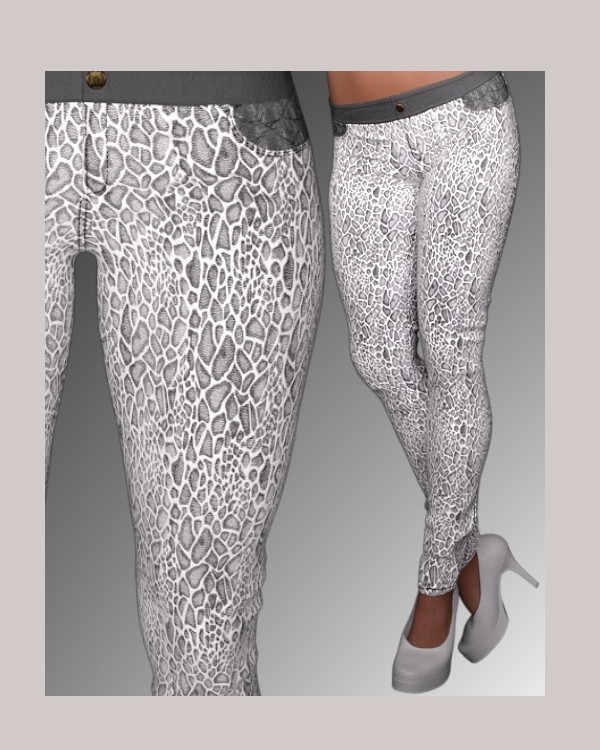 ST13 Colormix 2 Low Leather Pant by N/A