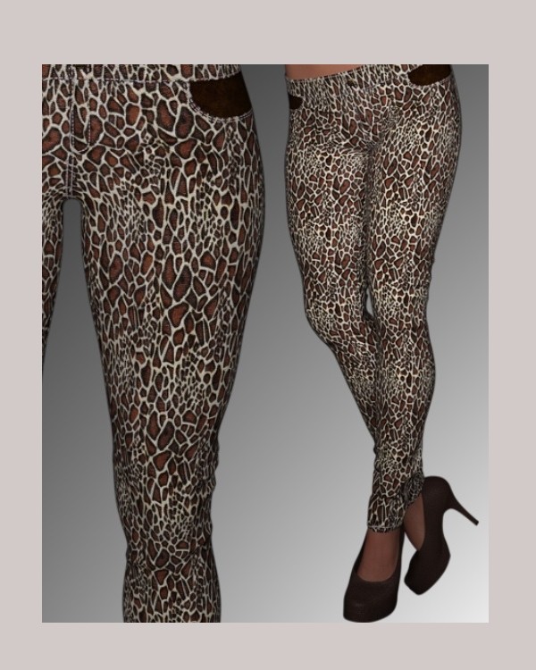 ST13 Colormix 2 Low Leather Pant by N/A