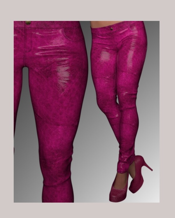 ST13 Colormix 2 Low Leather Pant by N/A