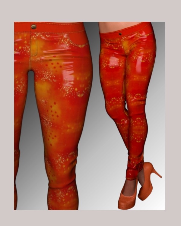 ST13 Colormix 2 Low Leather Pant by N/A