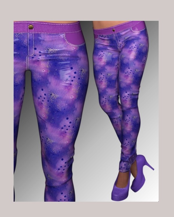 ST13 Colormix 2 Low Leather Pant by N/A