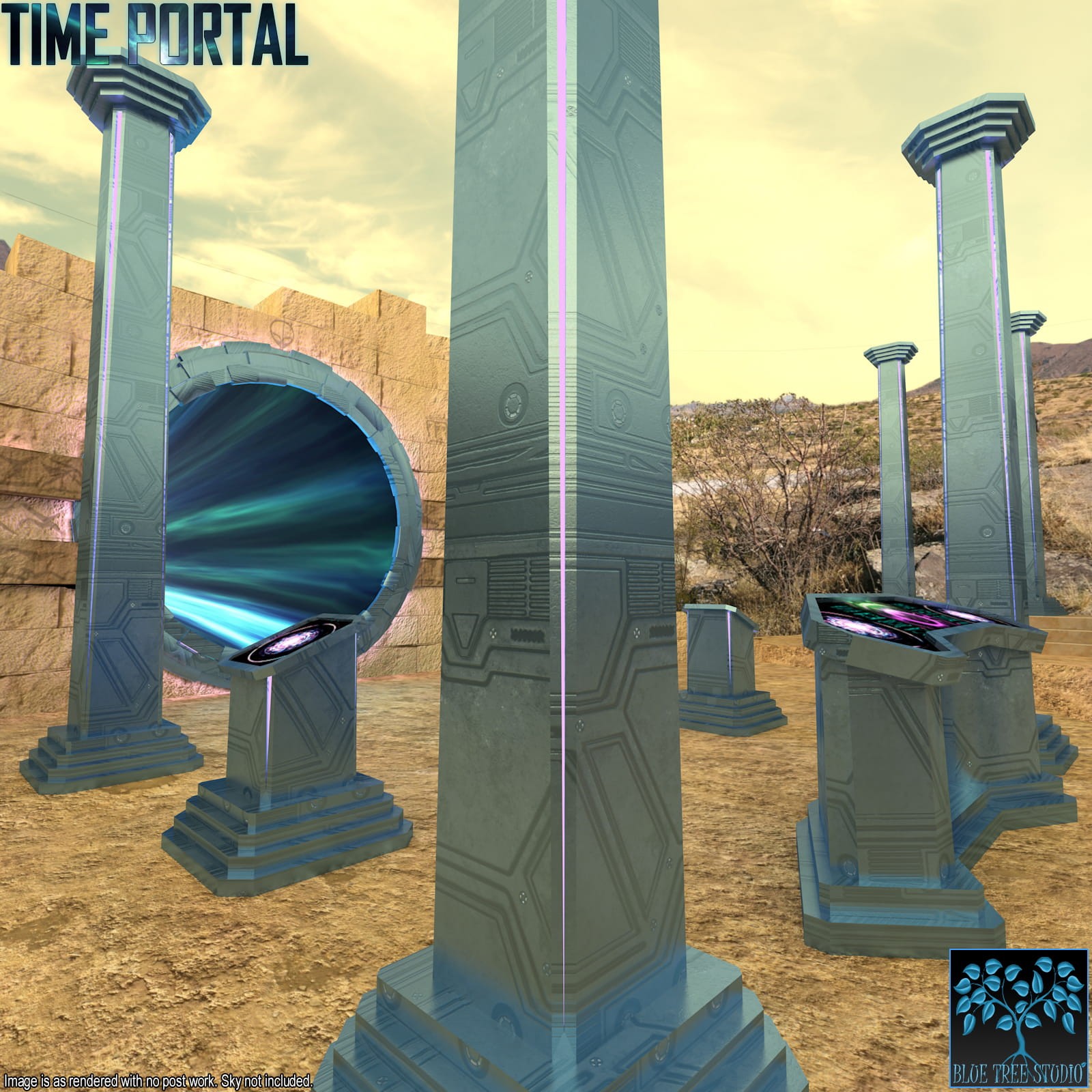 Time Portal for Poser by N/A