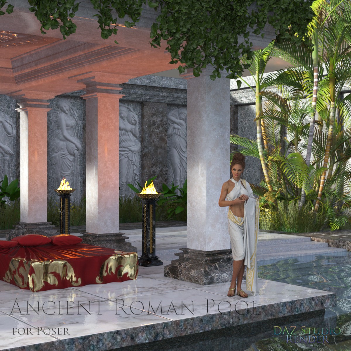 AJ Ancient Roman Pool by N/A