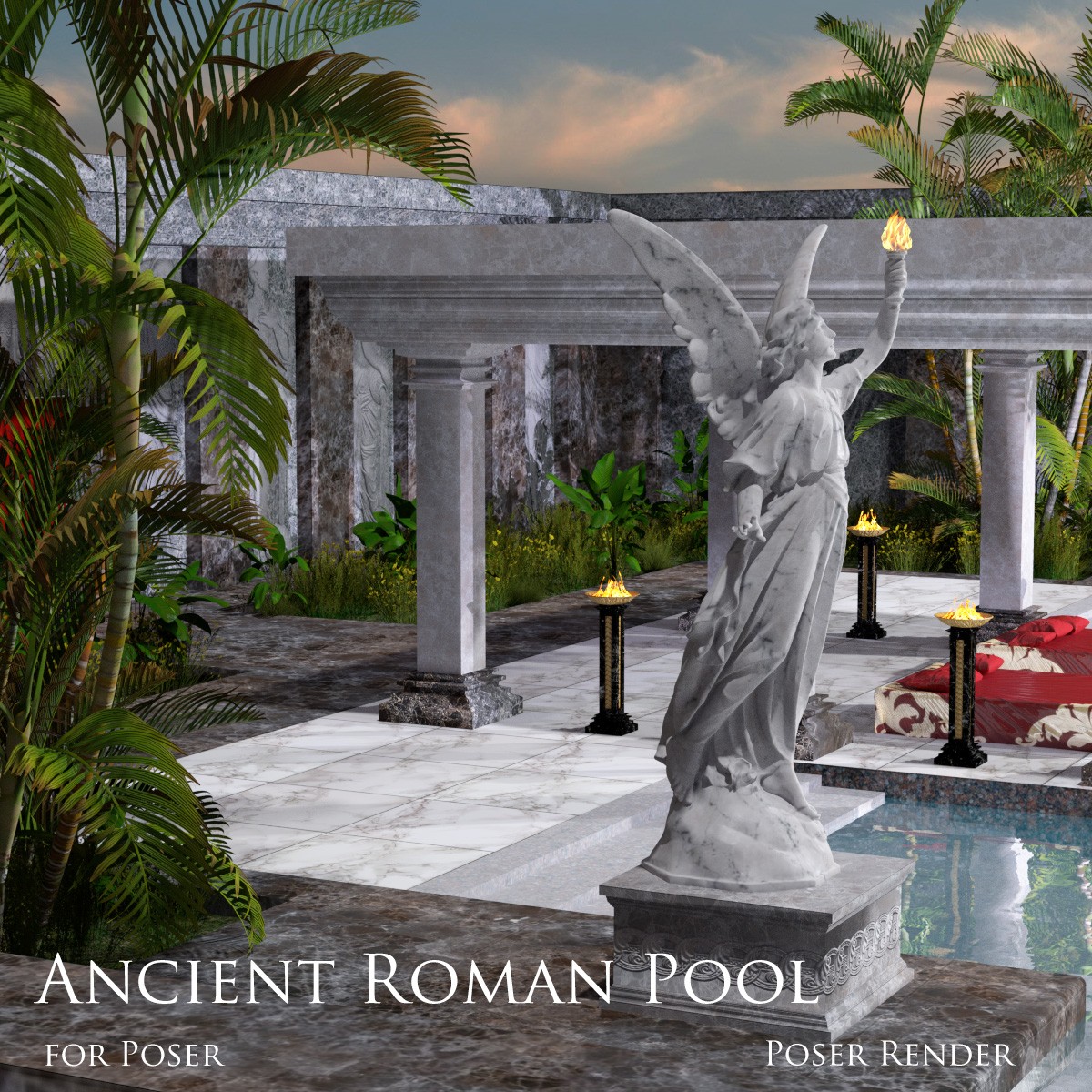 AJ Ancient Roman Pool by N/A