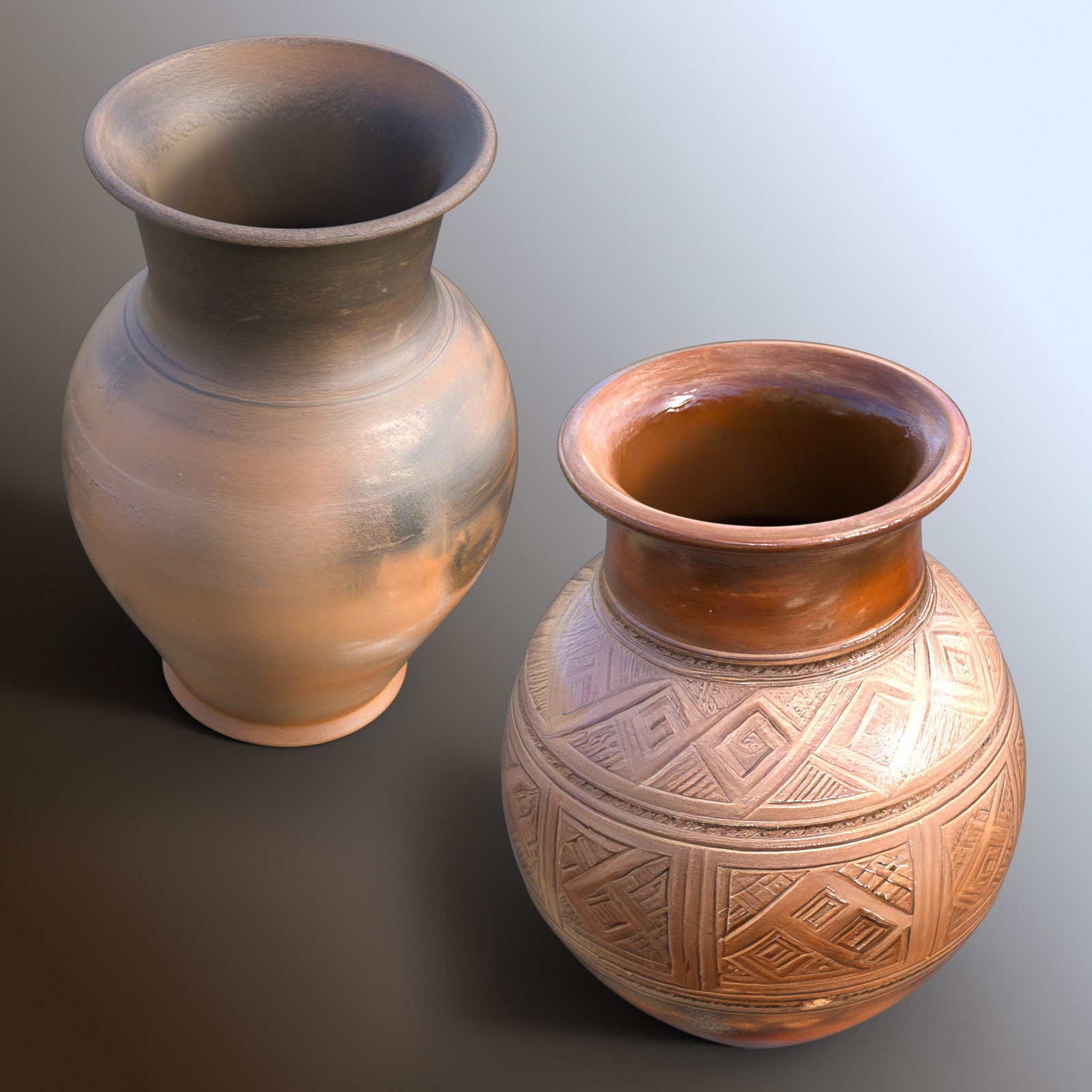 Ancient Pottery by N/A