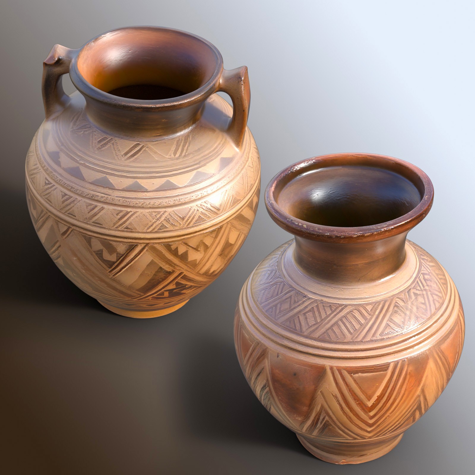 Ancient Pottery by N/A