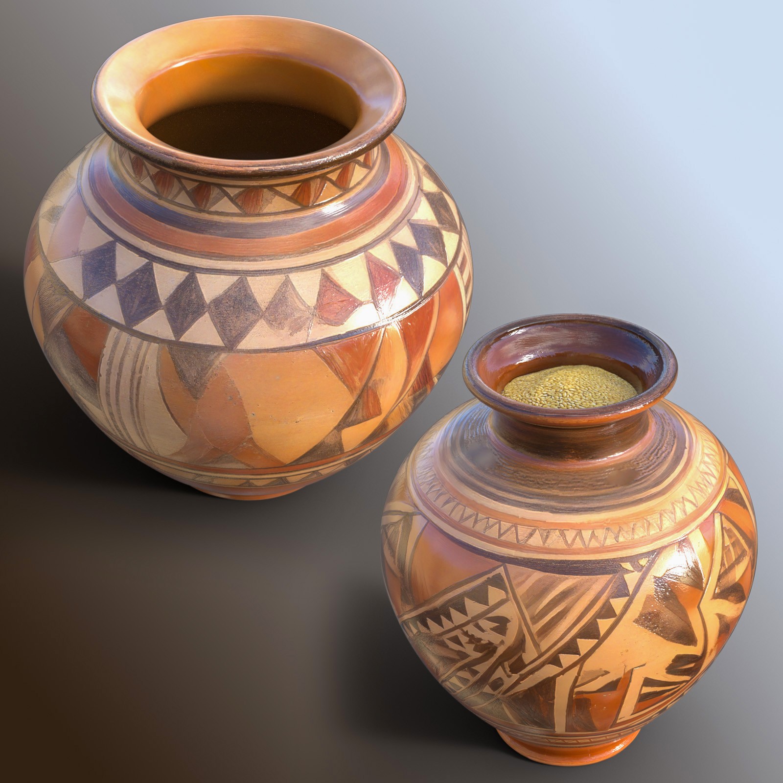 Ancient Pottery by N/A