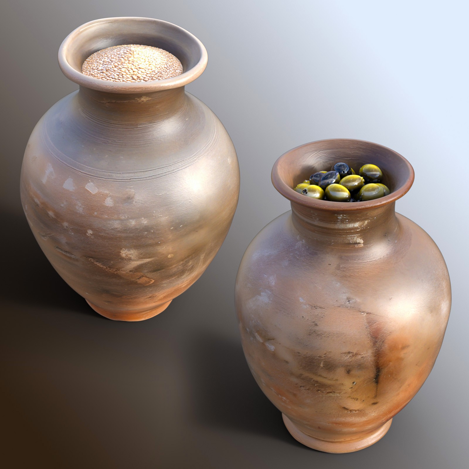 Ancient Pottery by N/A