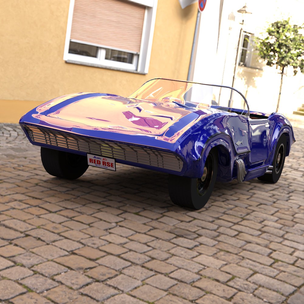 Romero Shark Sports Car for DAZ Studio by N/A