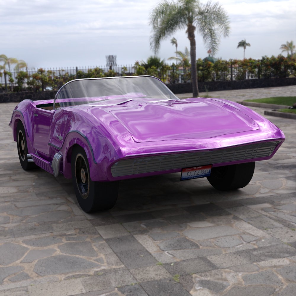 Romero Shark Sports Car for DAZ Studio by N/A