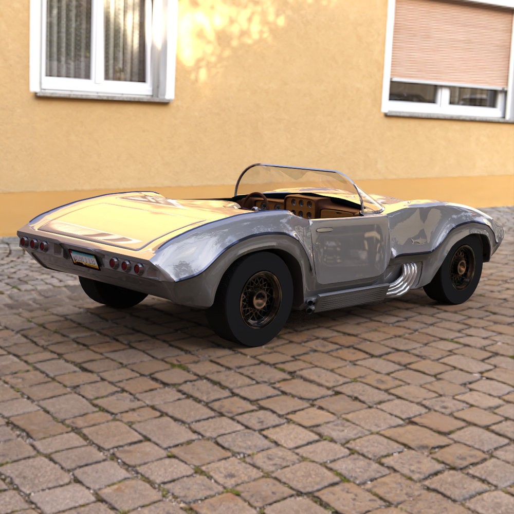 Romero Shark Sports Car for DAZ Studio by N/A
