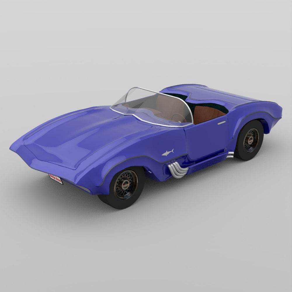 Romero Shark Sports Car for DAZ Studio by N/A