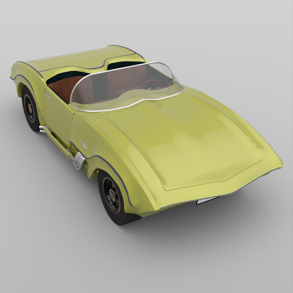 Romero Shark Sports Car for DAZ Studio by N/A