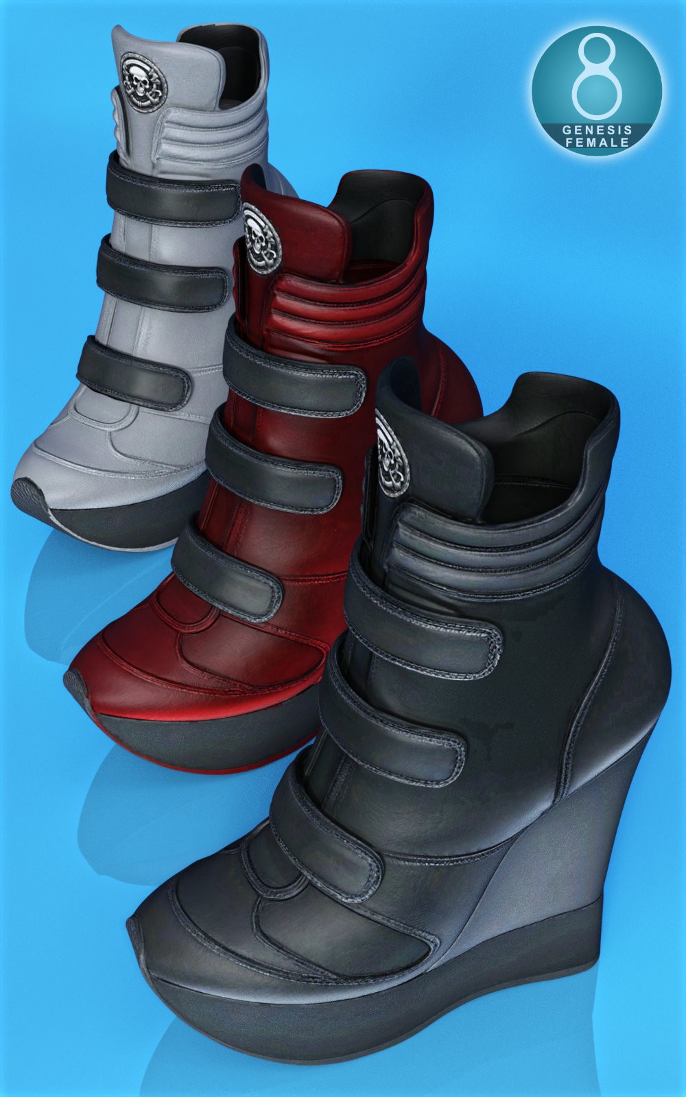 Rebel Booties for G8F by N/A